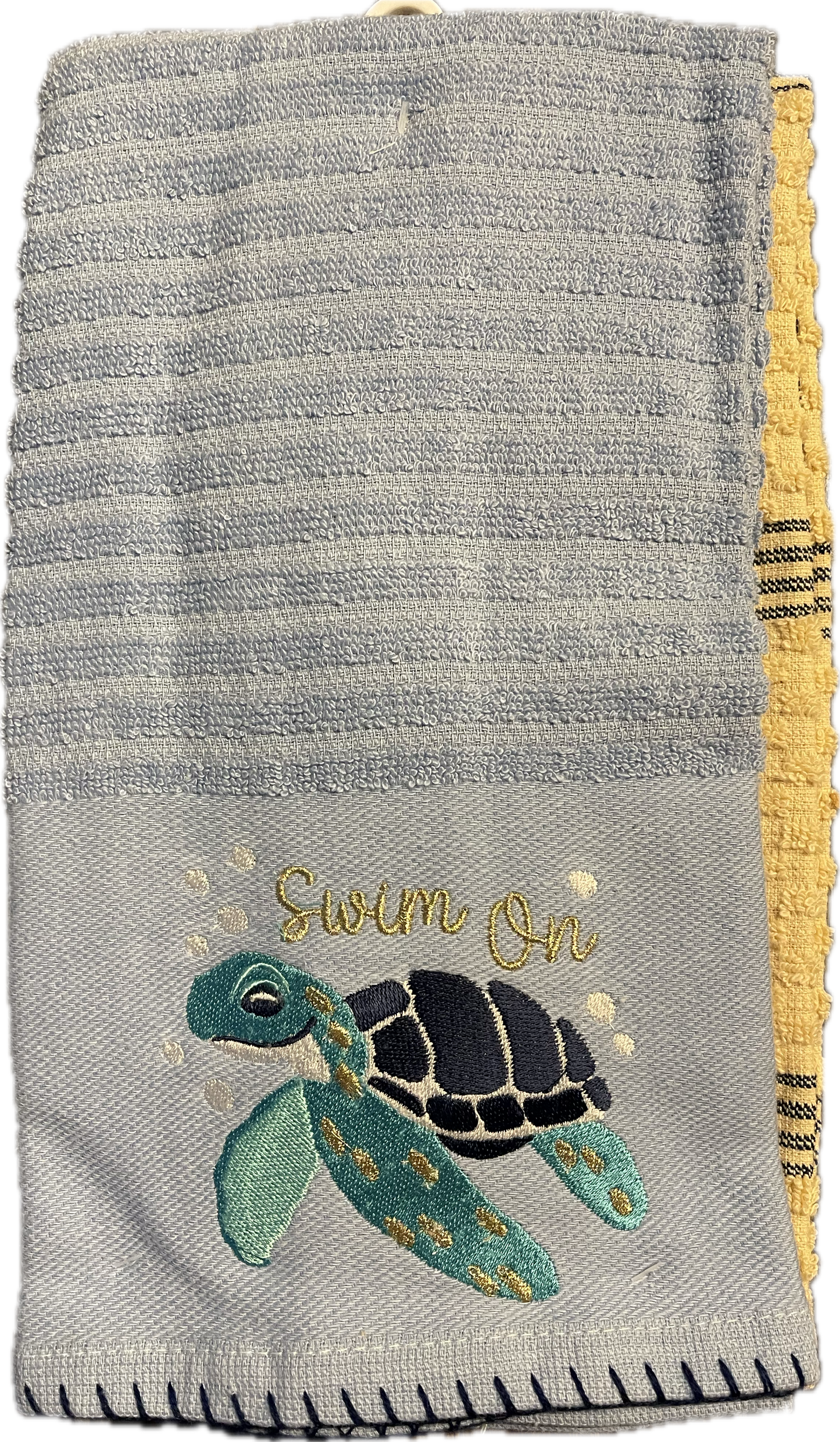 Set of 2 Dish Towels - Smile On Turtle