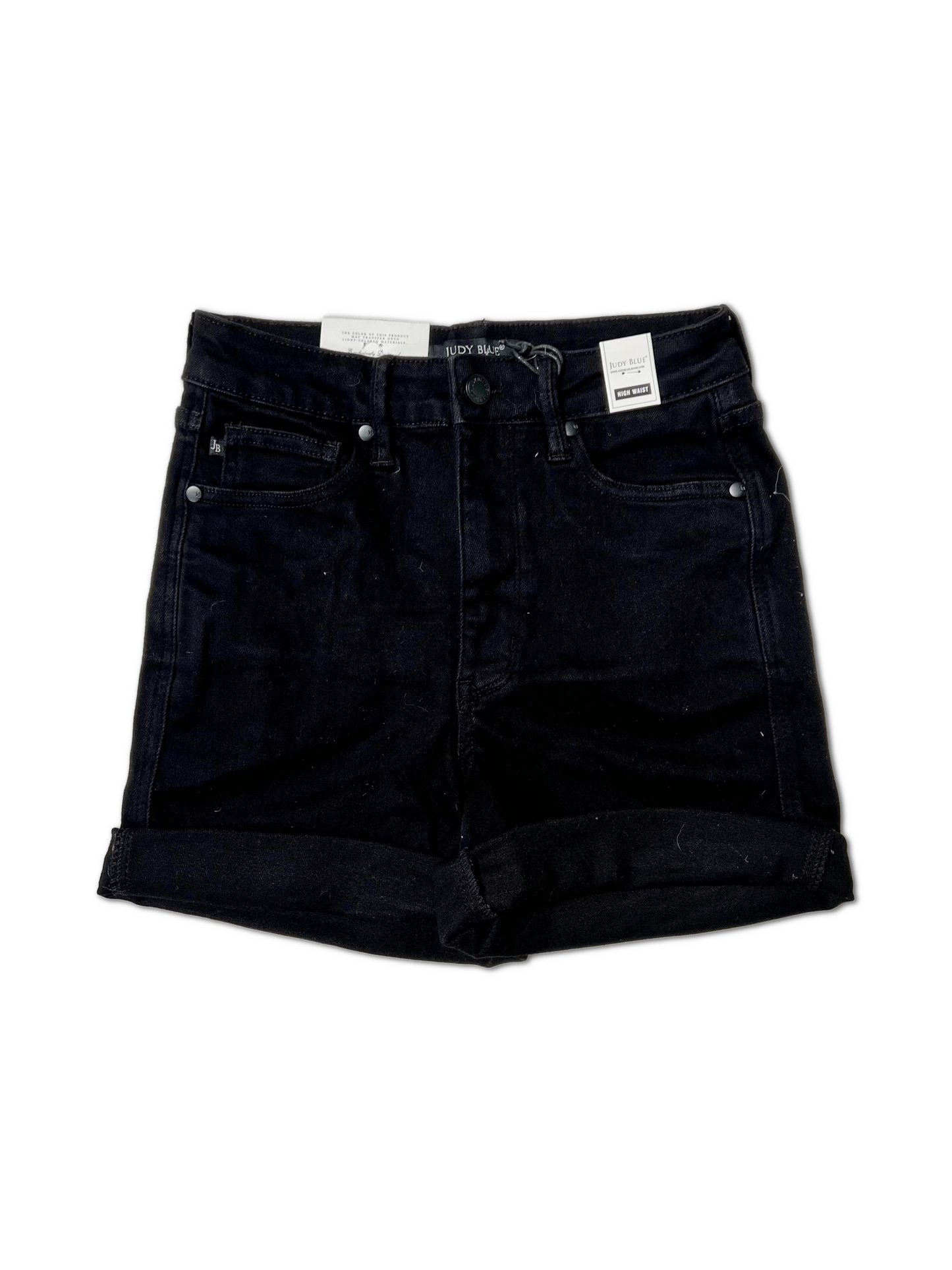 Midnight Black - Judy Blue Tummy Control Shorts