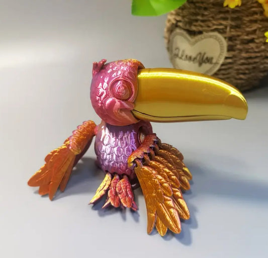 Mystery Color Tucan 3D Fidget