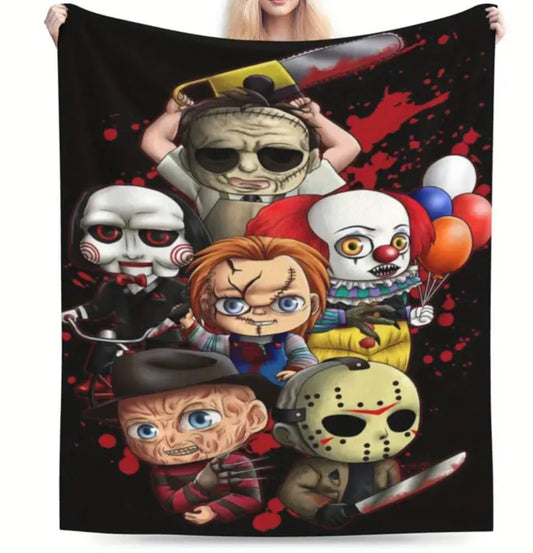 Horror Characters Fleece Blanket