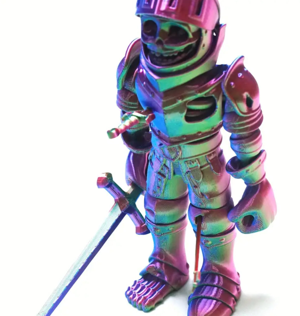 Mystery Color Skeleton Knight 3D Fidget