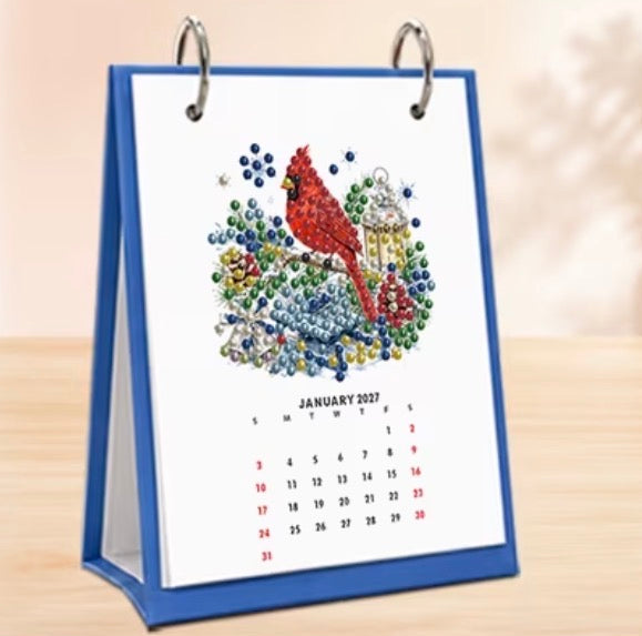 Preorder Cardinal Diamond Art Desk Calendar Kit