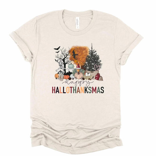 Happy Hallothankmas Graphic