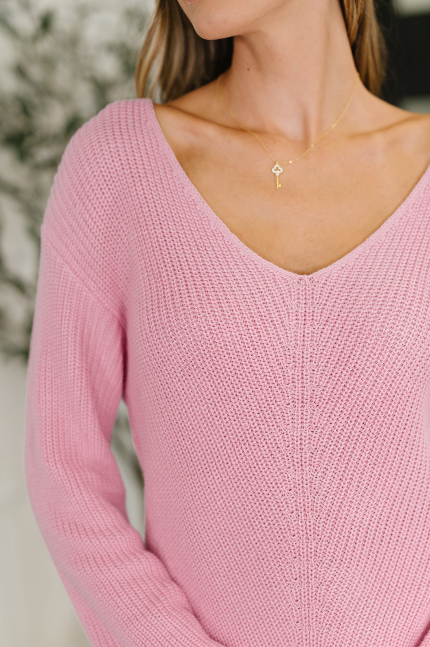 I'm All Yours V-Neck Sweater