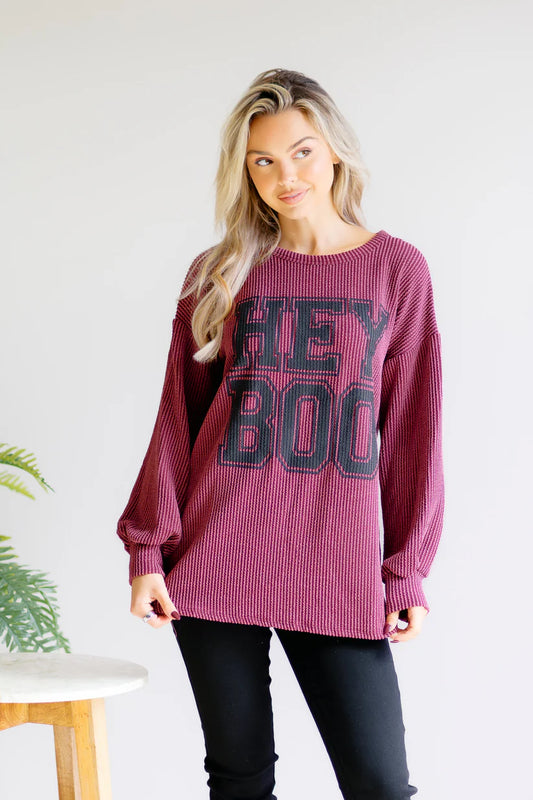 Hey Boo Pullover