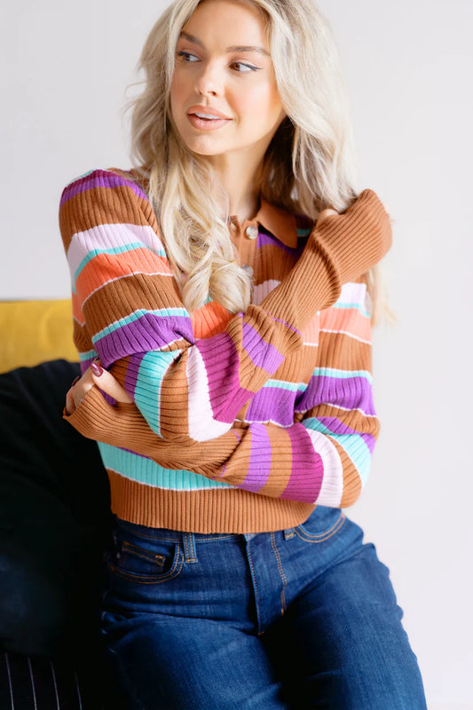 Chic Charm Long Sleeve Top