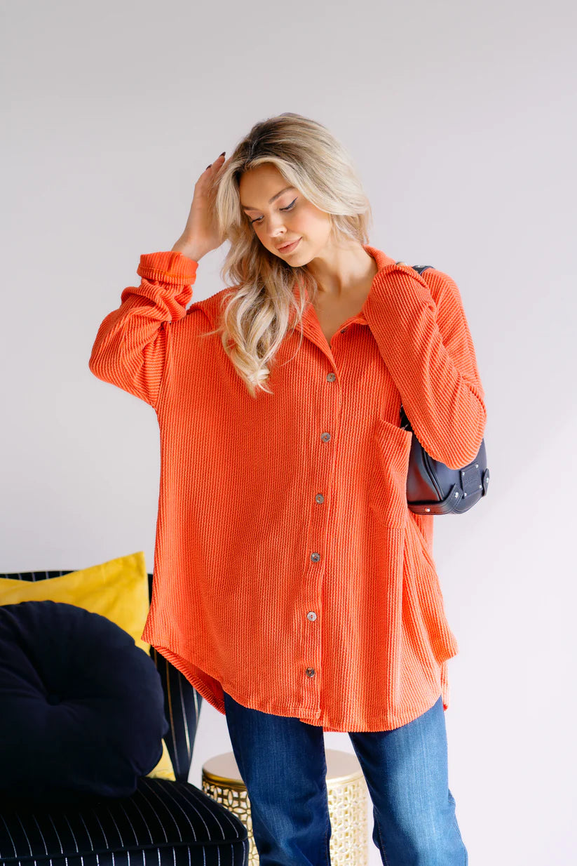 Harvest Hex Button Down