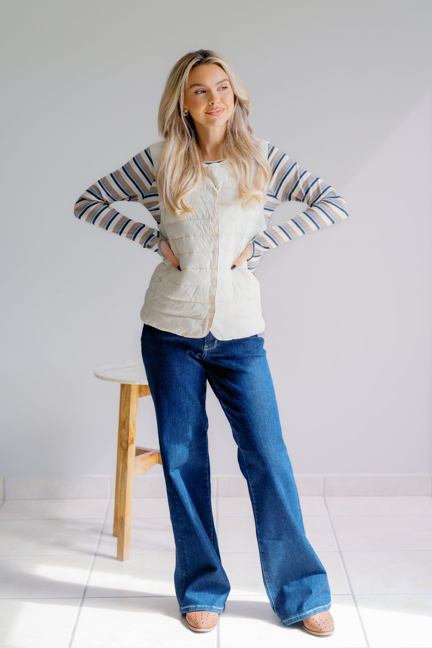 Ivory Glow Vest