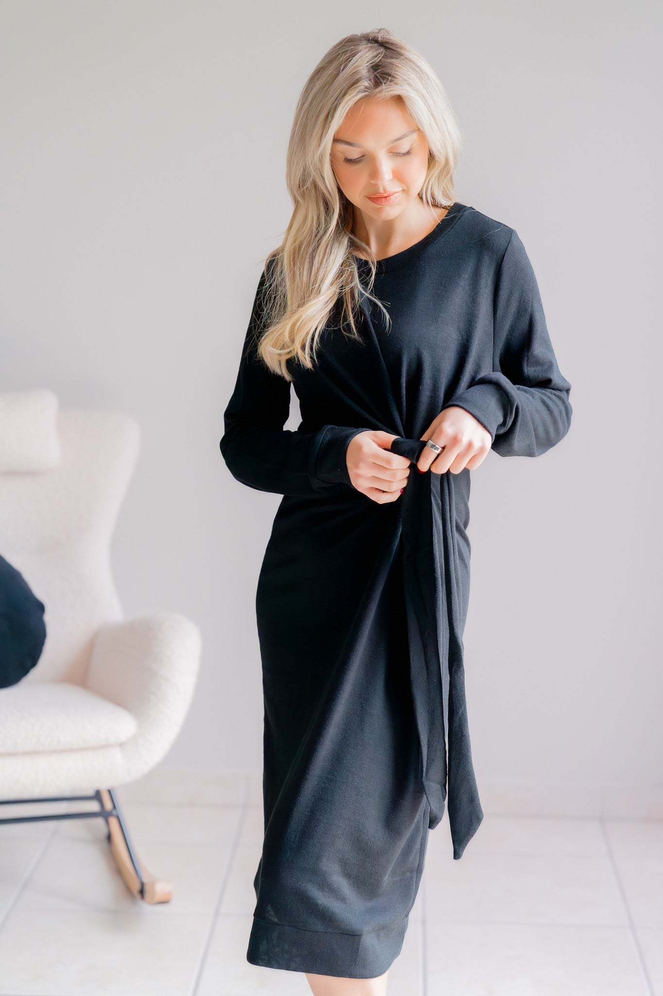Midnight Mistletoe Dress