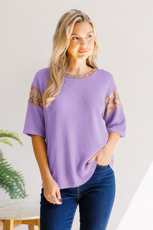 Lavender Fields Top