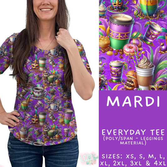 Mardi  - Every Day Tee - PREORDER Bach #485 - ETA Early April