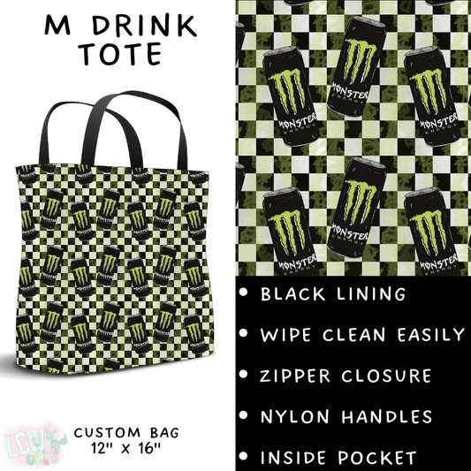 M Drink Tote - PREORDER Batch #485 - ETA Early April
