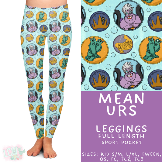 Mean URS Leggings Adult & Kids - PREORDER Batch $482 - ETA Early April