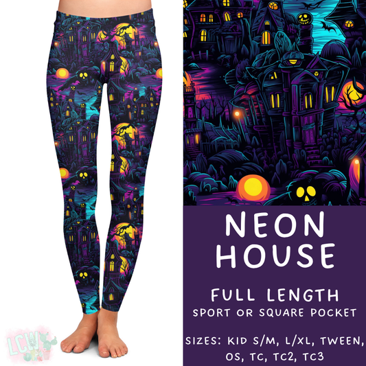 Neon House Full Length Leggings - 384