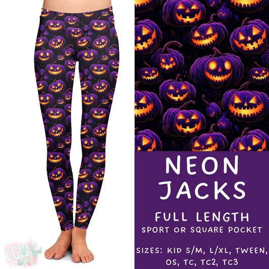 Neon Jacks Full Length Leggings - 384