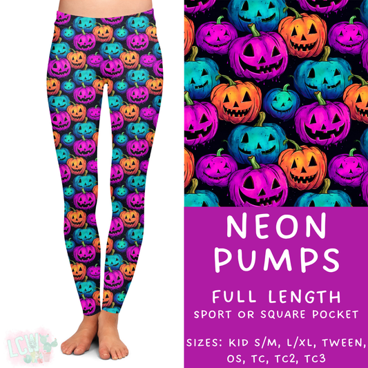 Neon Pumps Full Length Leggings - 384