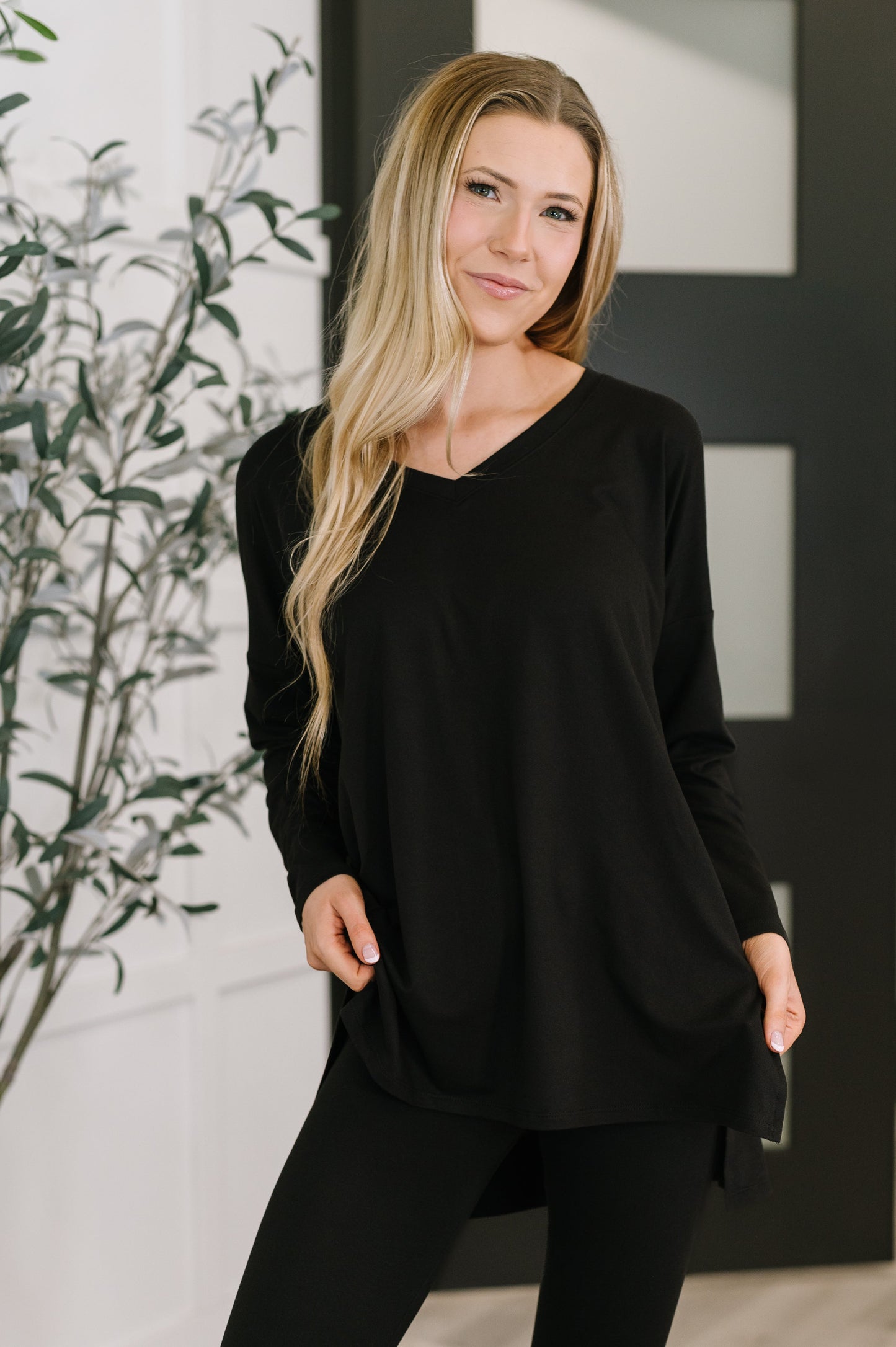 Next to Nothing Top and Bottom Set in Black