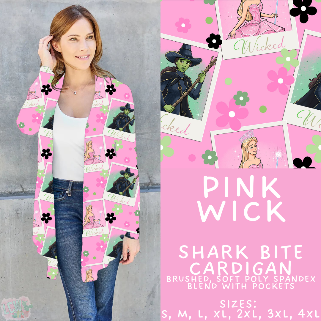 Pink Wick -  Cardigan - PREORDER Batch 485 - ETA Early April