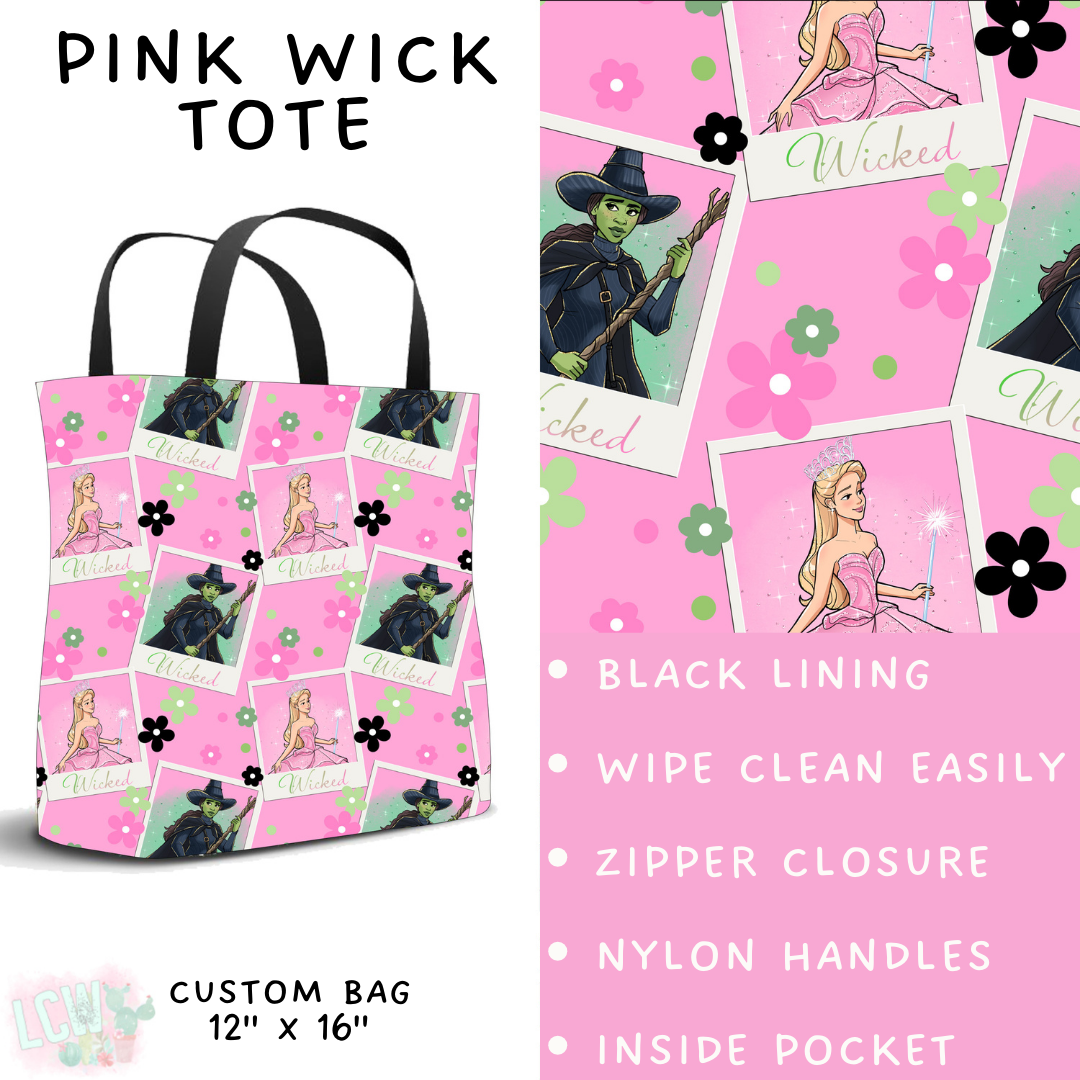 Pink Wick Tote - PREORDER Batch #485 - ETA Early April