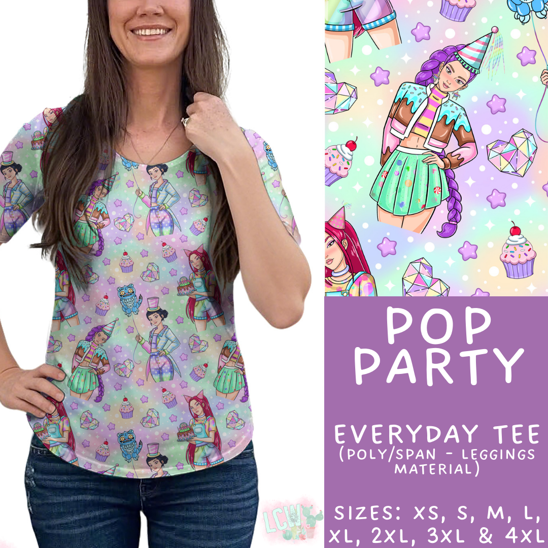 Pop Party Every Day Tee - PREORDER Batch #482 - ETA Early April