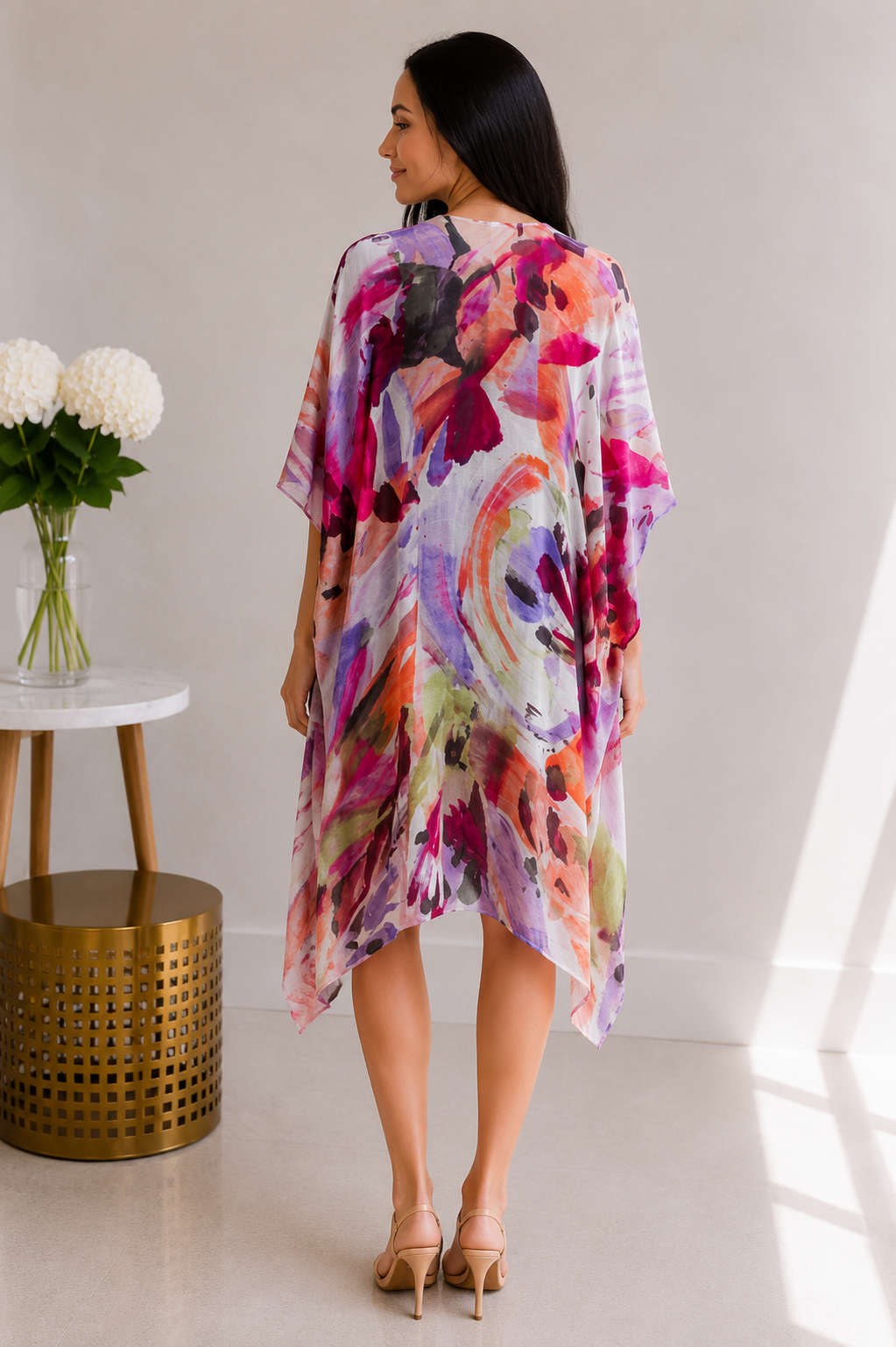 Painted Petals Kimono