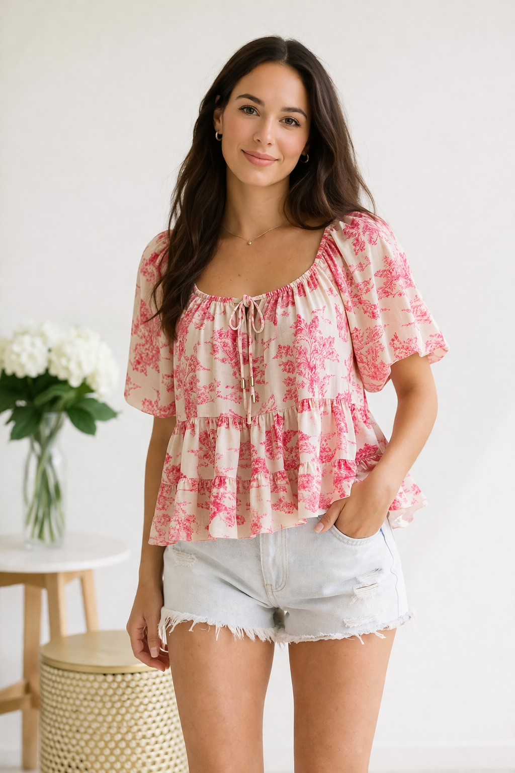 Parisian Garden Top