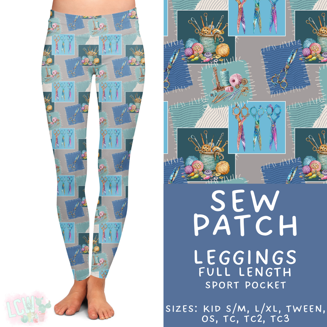 Sew Patch -  Leggings Adults & Kids - PREORDER Batch #485 - ETA Early April