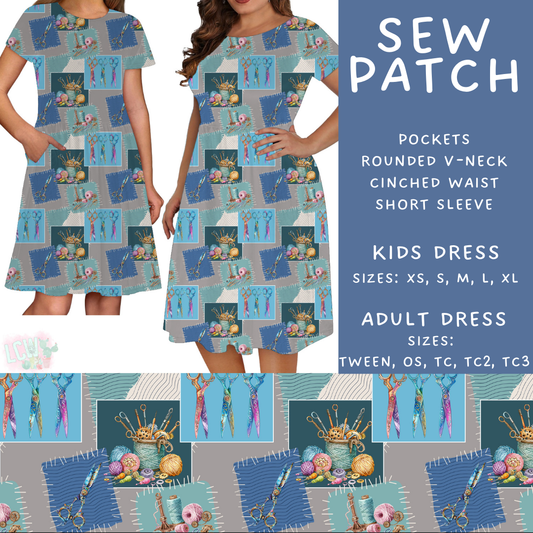 Sew Patch -  Adult & Kids Dress - PREORDER Batch #485 - ETA Early April