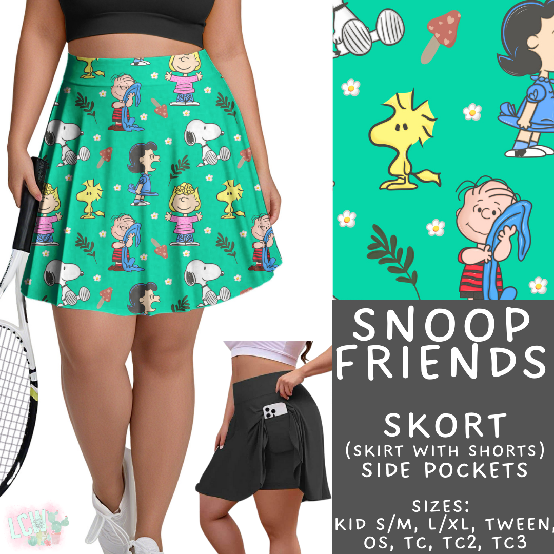 Snoop Friends Skort Adult & Kids - PREORDER Batch #482 - ETA Early April