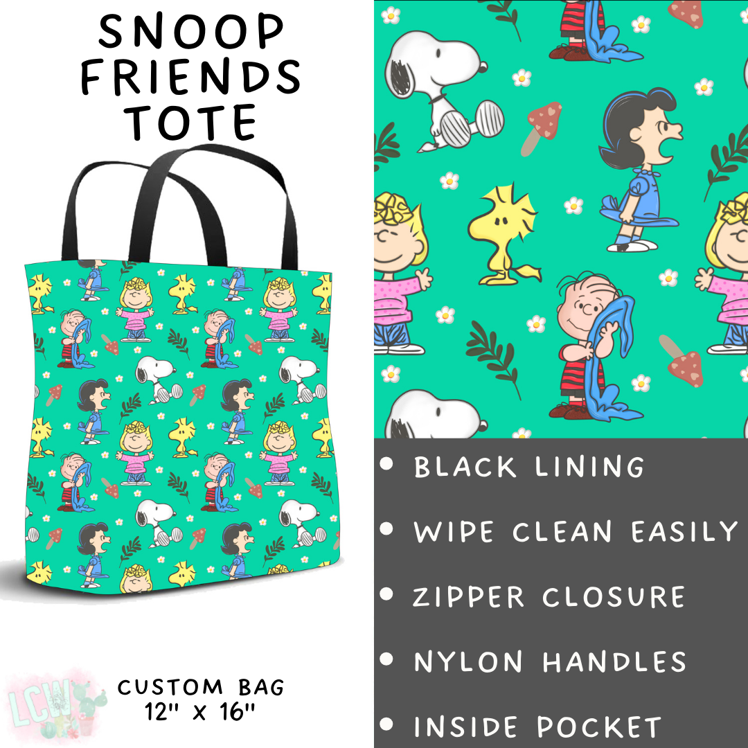 Snoop Friends Tote - PREORDER Batch #482 - ETA Early April