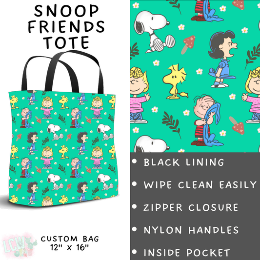 Snoop Friends Tote - PREORDER Batch #482 - ETA Early April
