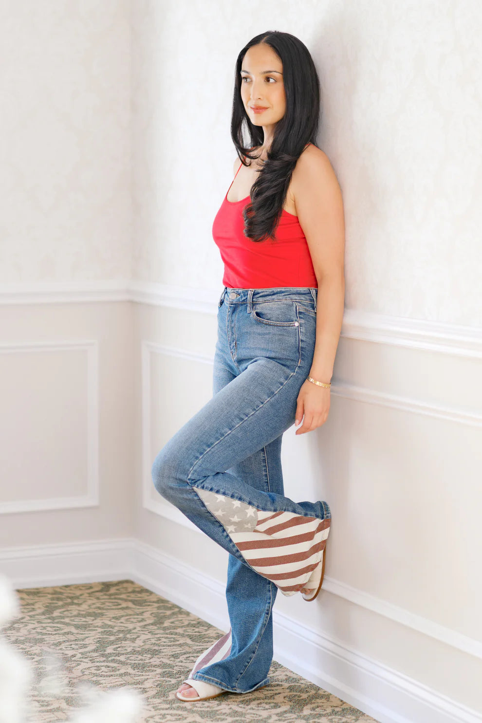 Freedom Rings Judy Blue Flare Jeans