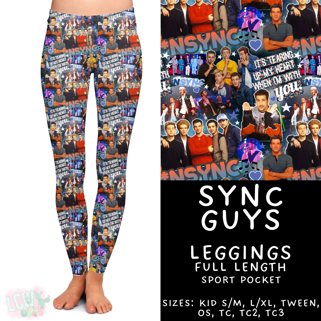 SYNC Guys Leggings Adult & Kids - PREORDER Batch $482 - ETA Early April