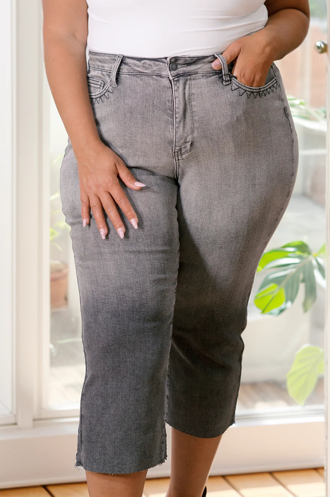 Smokeshow Strolls Judy Blue Capris