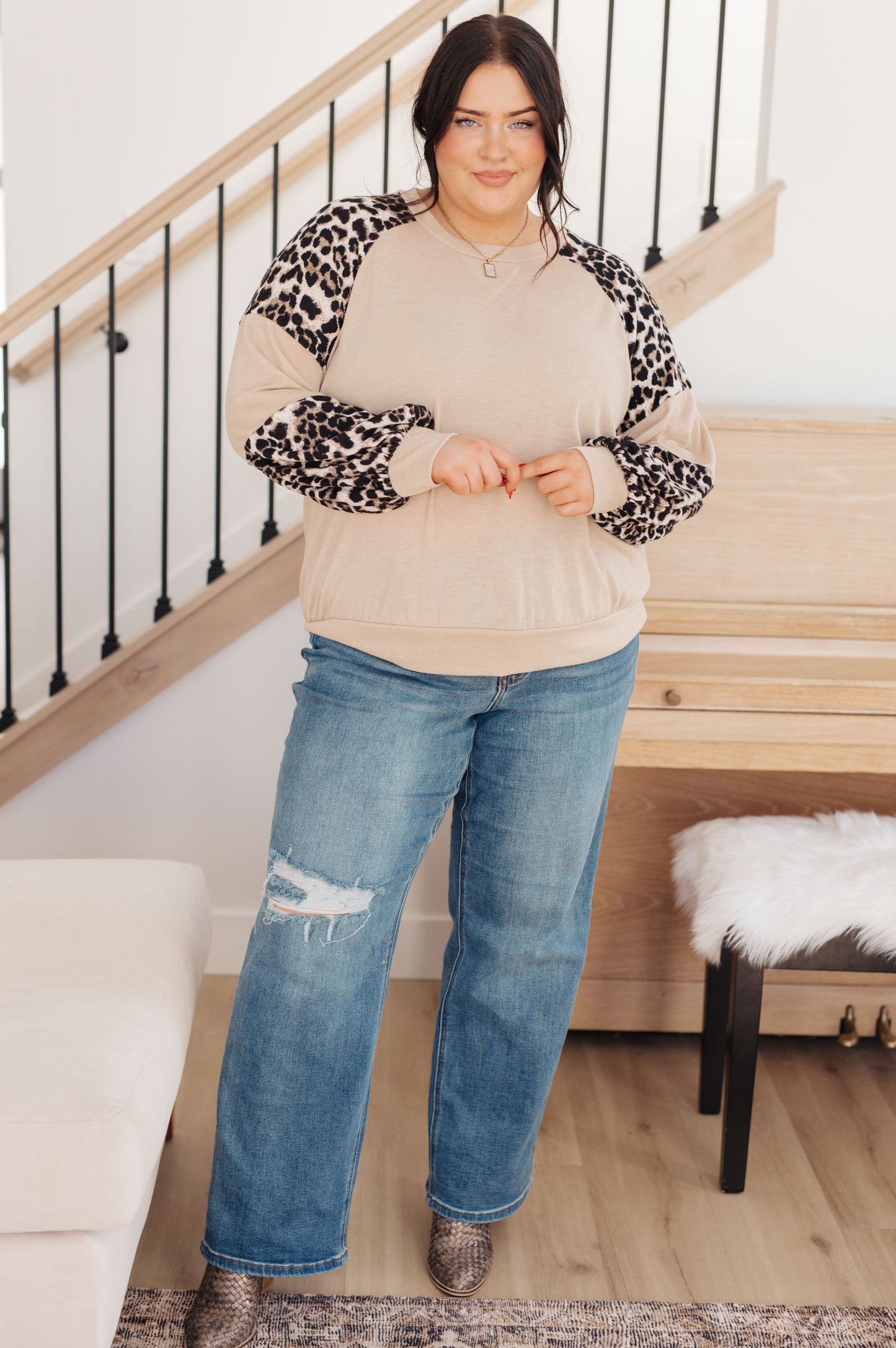 DOORBUSTER Sometime Safari Animal Print Top