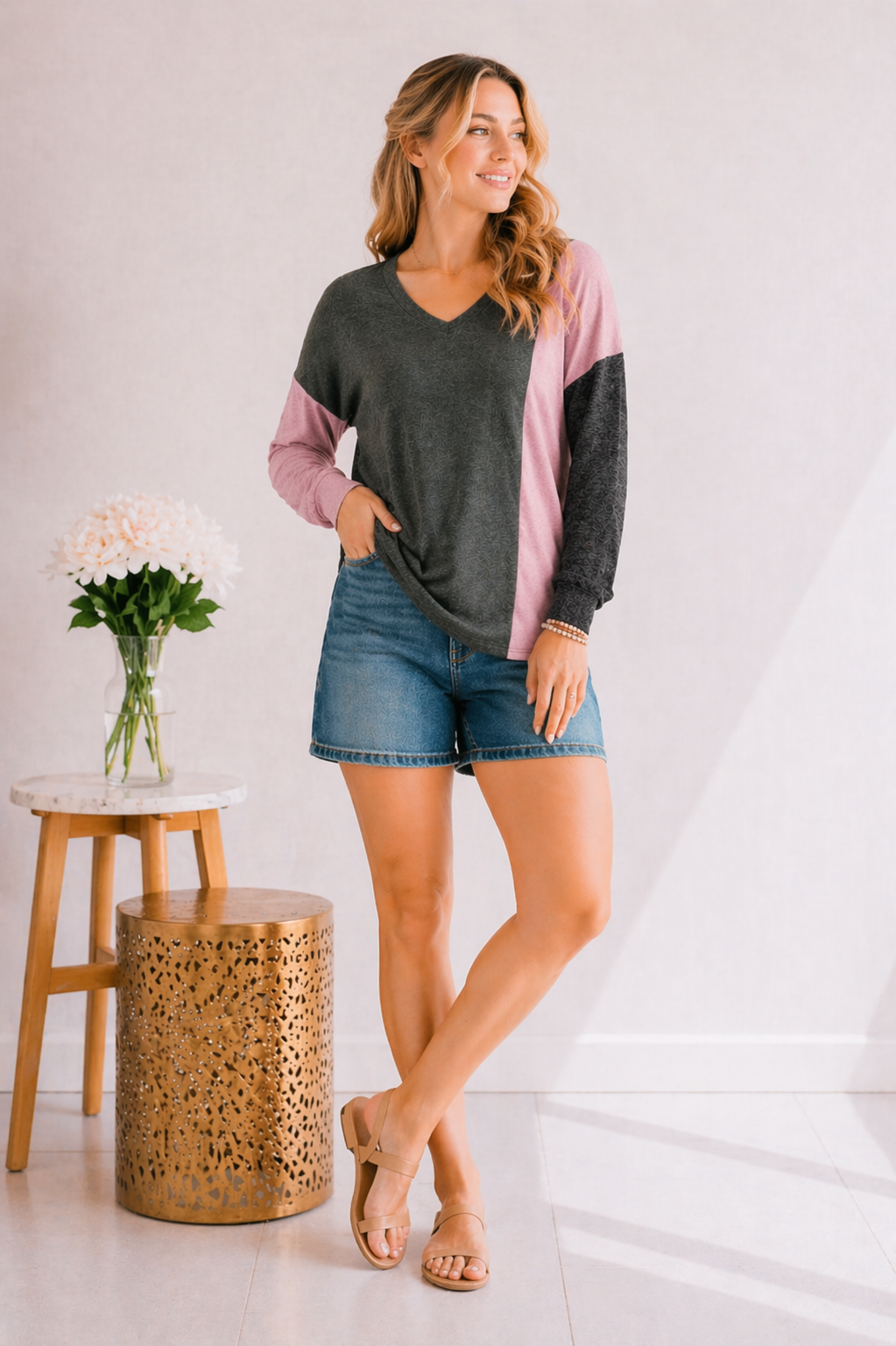 Strawberry Vines Long Sleeve