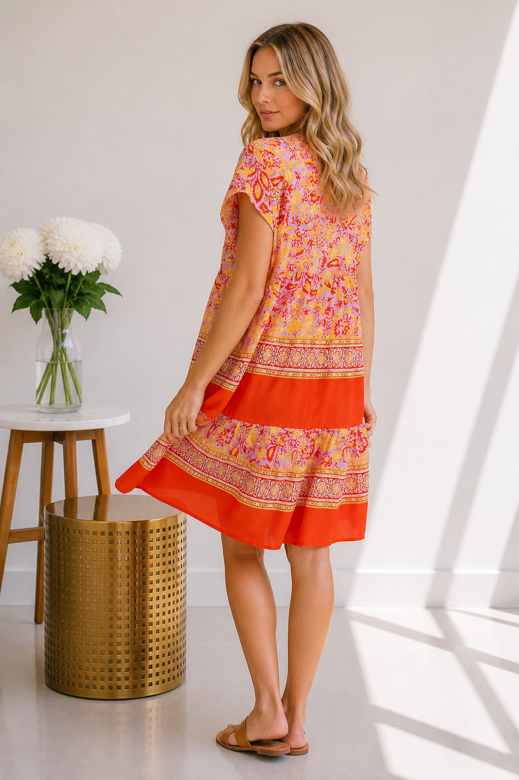 Sunset Bloom Dress
