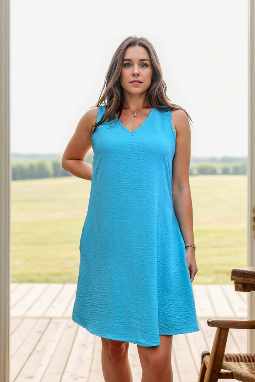 Surf's Up Swing Dress