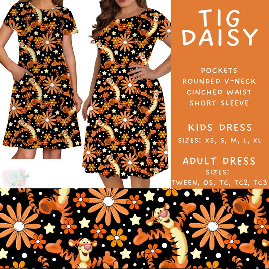 Tig Daisy  Adult & Kids Dress - PREORDER Batch #482 - ETA Early April