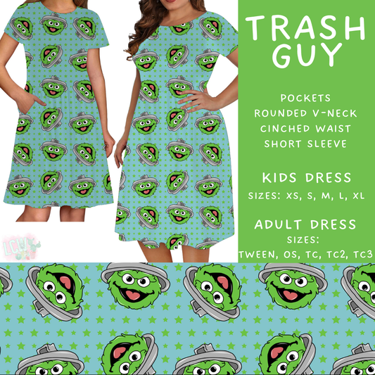 Trash Guy Adult & Kids Dress - PREORDER Batch #482 - ETA Early April