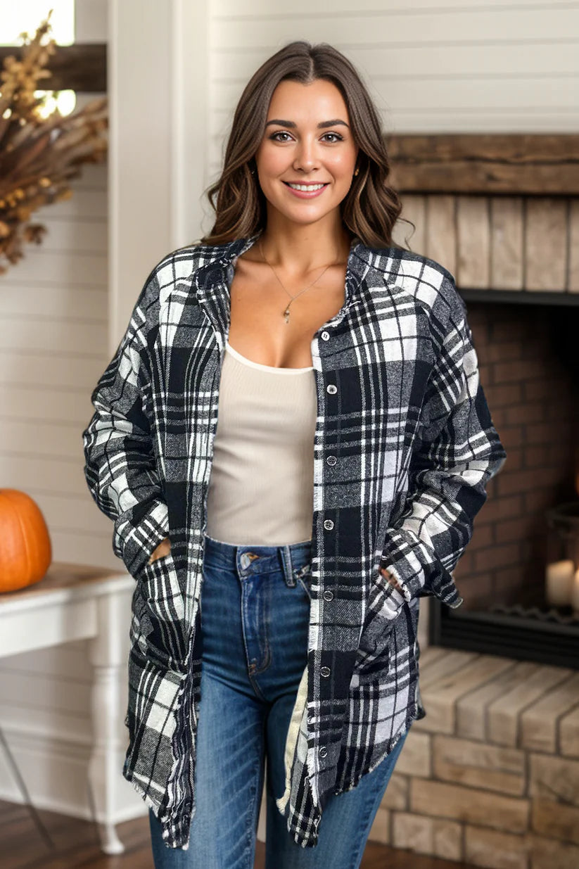 Thought You Should Know Flannel Shacket