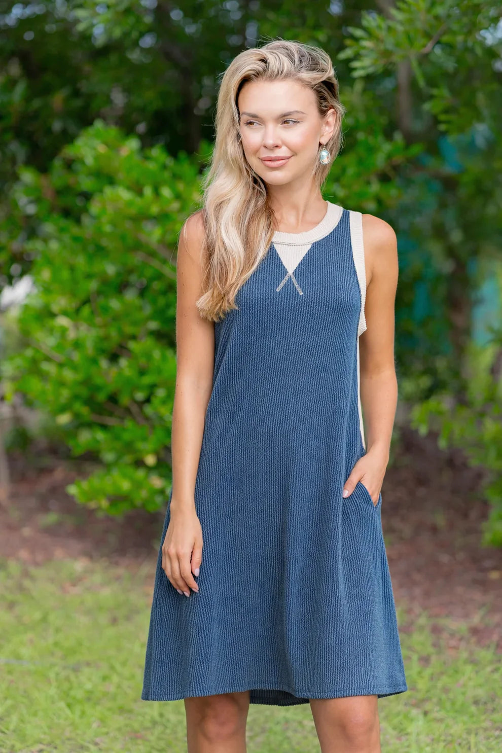 Tidal Ease Shift Dress