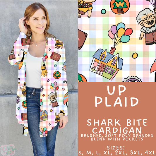 Up Plaid -  Cardigan - PREORDER Batch 485 - ETA Early April