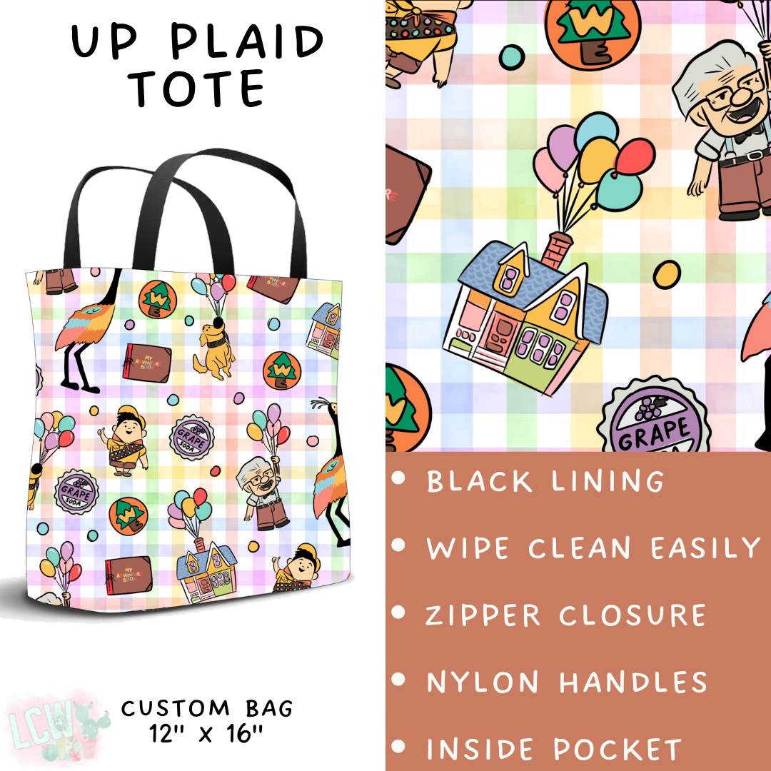 Up Plaid - Tote - PREORDER Batch #485 - ETA Early April