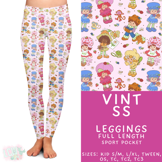 Vint SS - -  Leggings Adults & Kids - PREORDER Batch #485 - ETA Early April