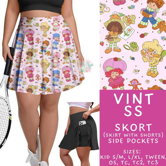 Vint SS - Skort Adult & Kids - PREORDER Batch #485 - ETA Early April