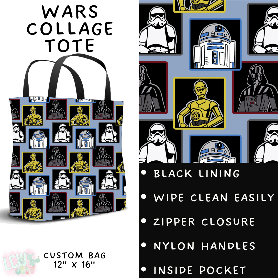 Wars Collage - Tote - PREORDER Batch #485 - ETA Early April