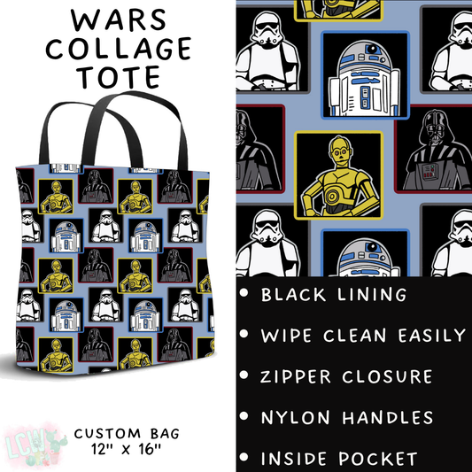 Wars Collage - Tote - PREORDER Batch #485 - ETA Early April