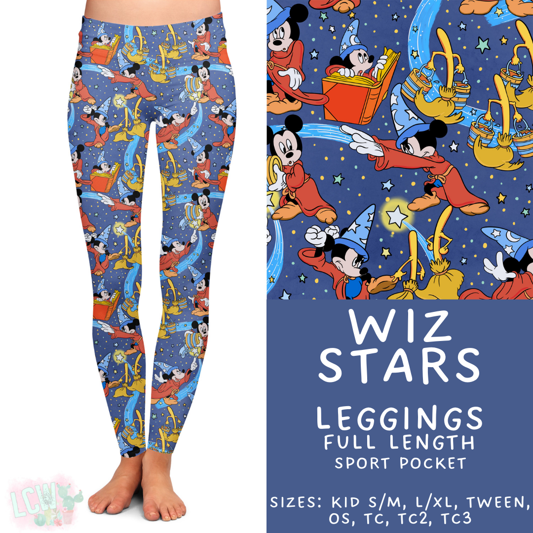 Wiz Stars Leggings Adult & Kids - PREORDER Batch $482 - ETA Early April