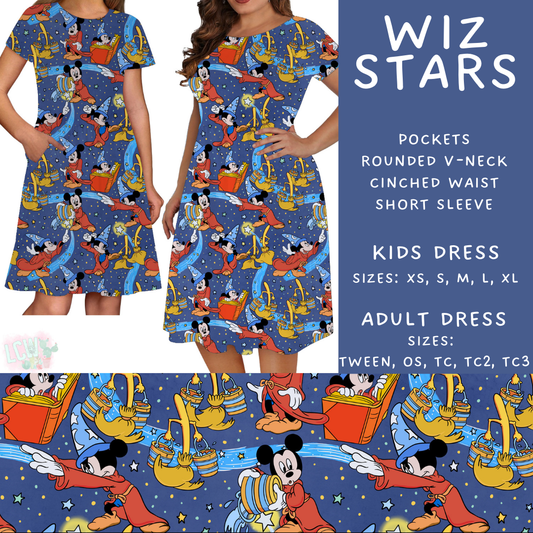 Wiz Stars Adult & Kids Dress - PREORDER Batch #482 - ETA Early April